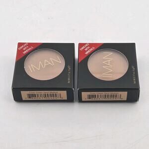 IMAN Second to None Cover Cream Concealer SAND MEDIUM Set Of 2 New 0.17 oz